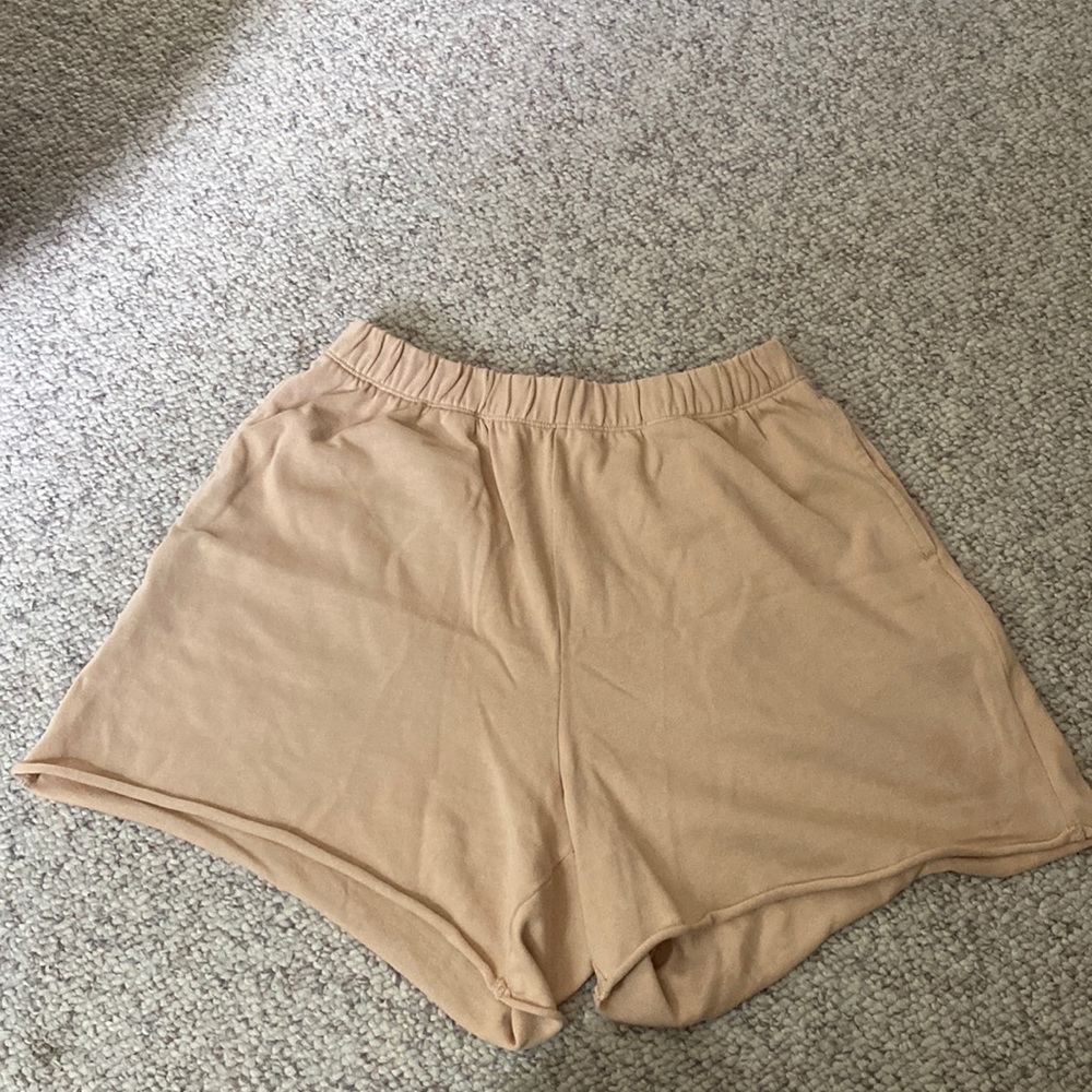 Aerie Lounge Shorts; Never Worn; Size Medium; Tan/Beige